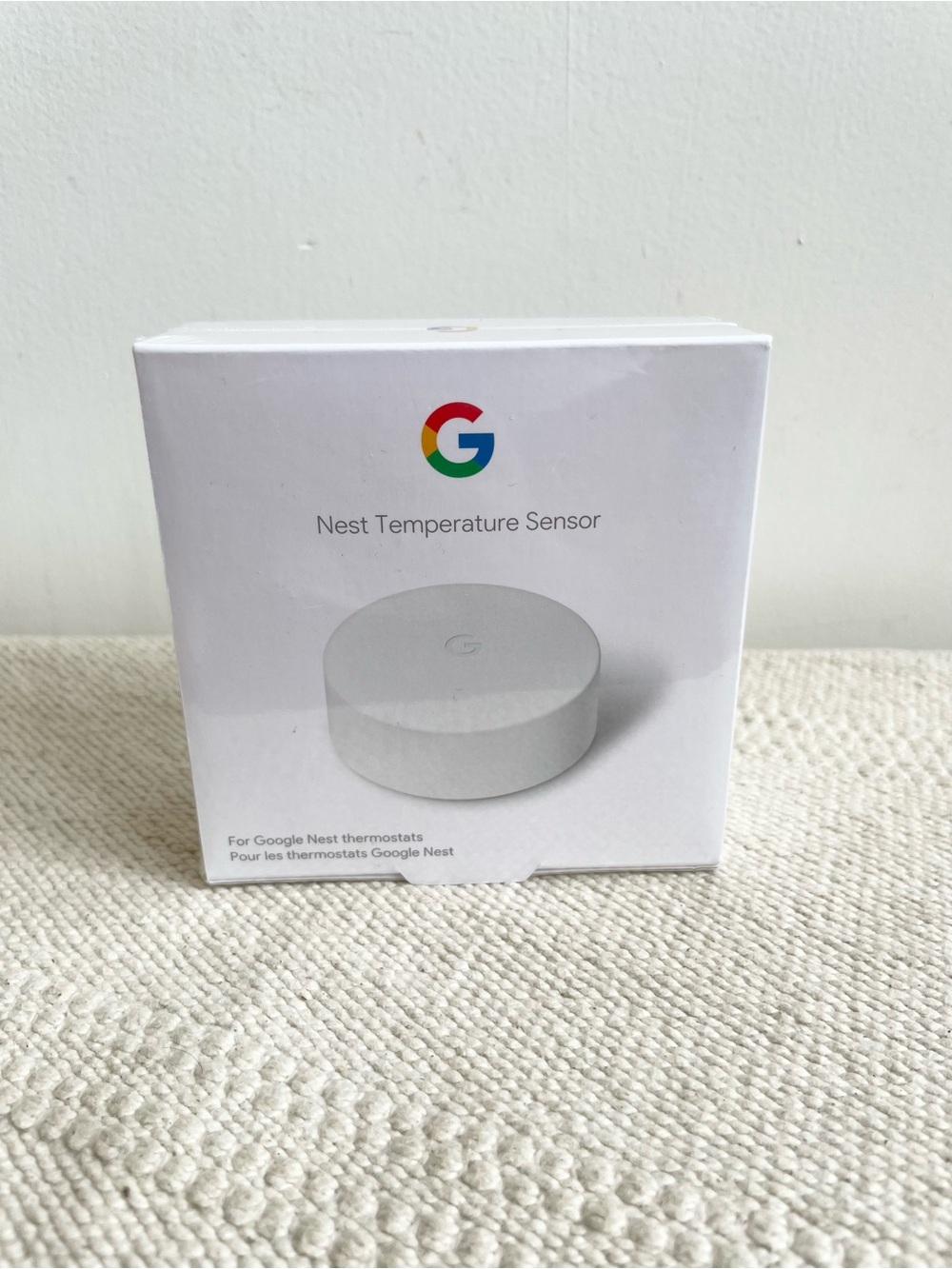 Google Nest Temperature Sensor White T5000SF New In Box, Sealed